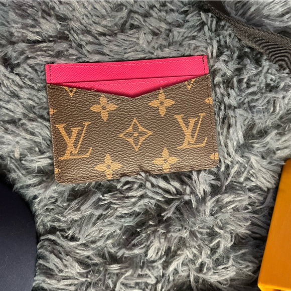 Louis Vuitton Accessories - Lv pink n monogram card holder used good condition